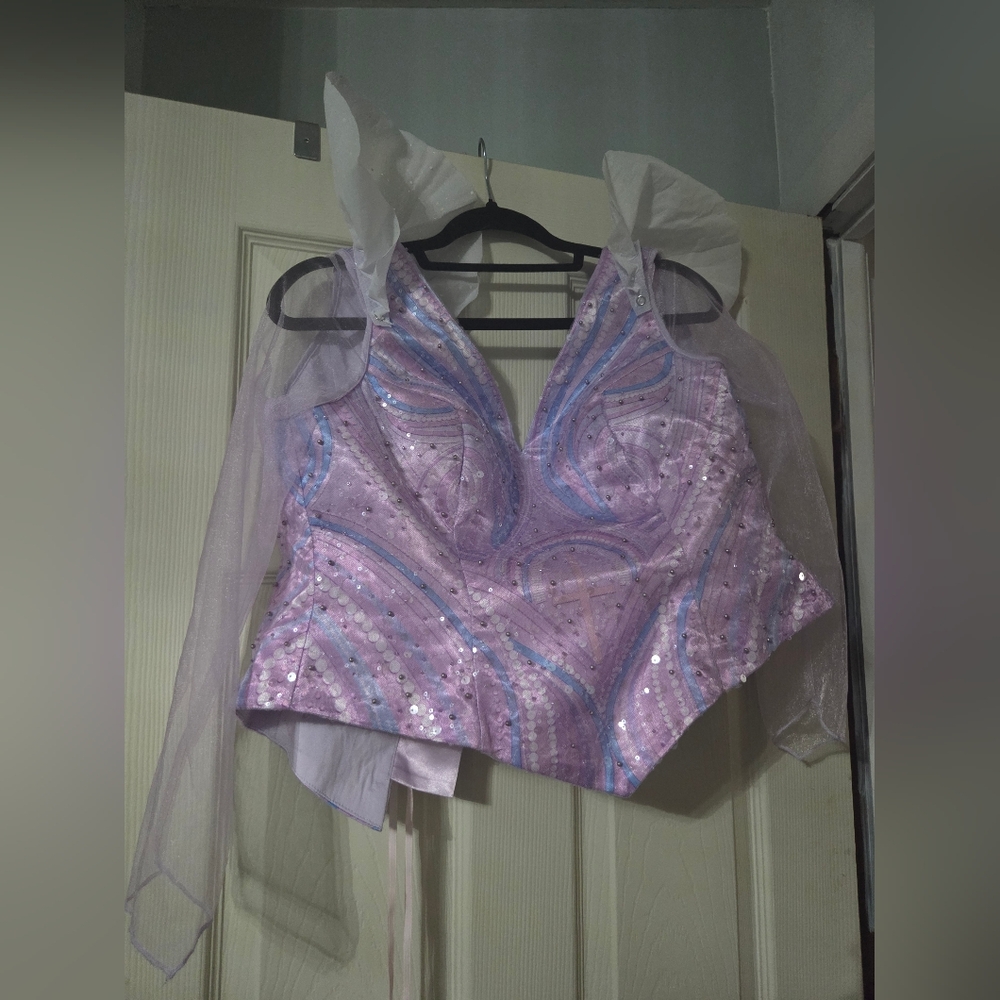 Procosplay Glinda-like Dress Cosplay, Size XL - Picture 7 of 14